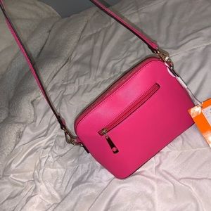 Pink strap purse